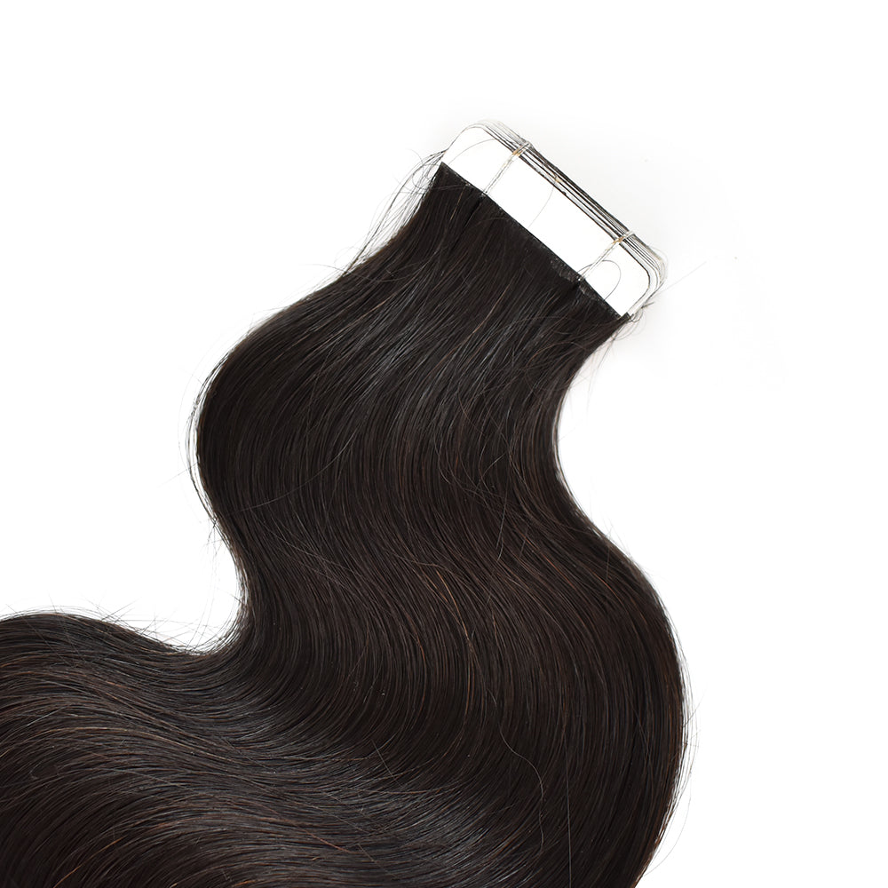 HiArt Hair Virgin Brazilian Body Wave Tape In Hair Extensions For Black Women Fast Shipping