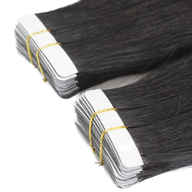 HiArt Hair Virgin Brazilian Straight Tape In Hair Extensions For Black Women Fast Shipping