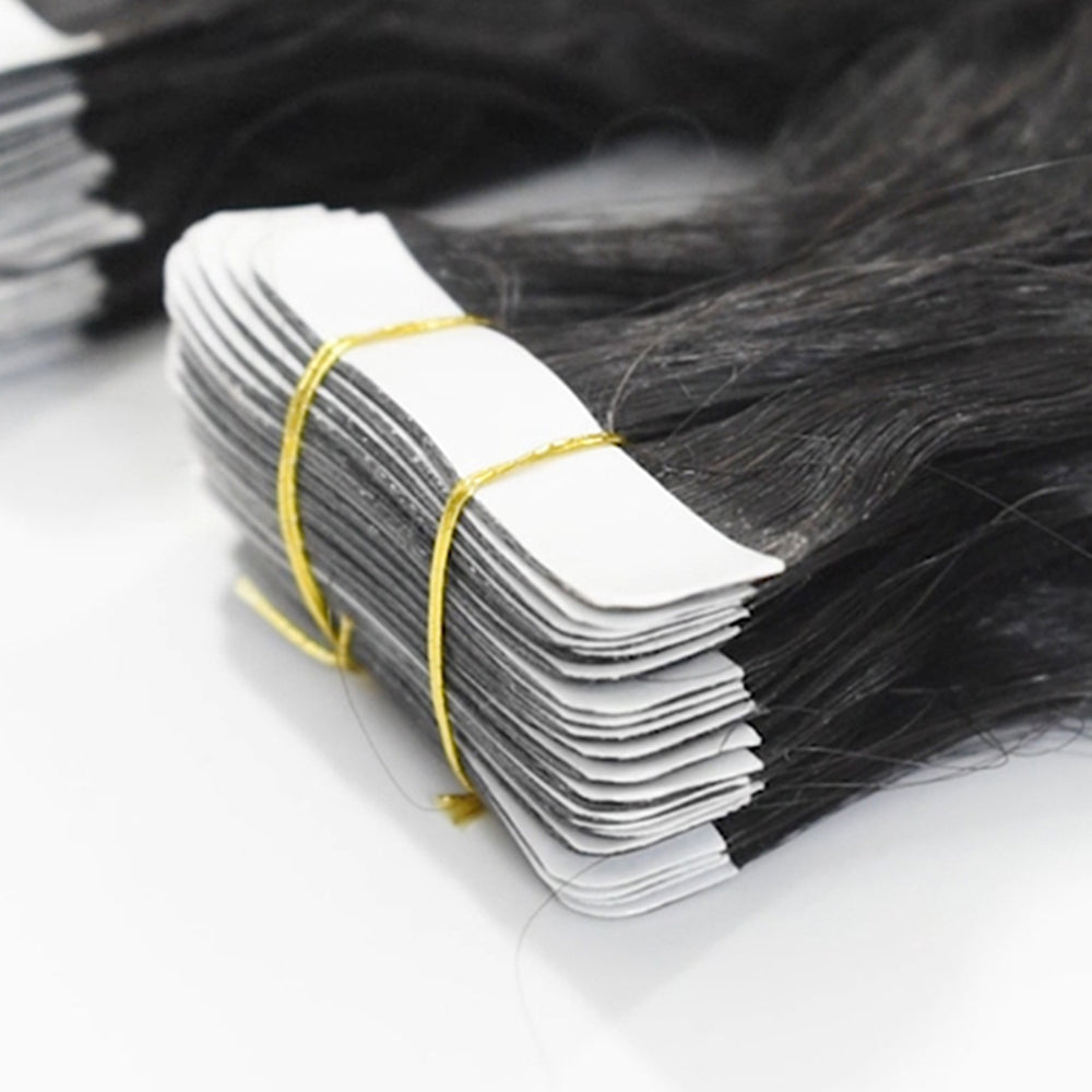 HiArt Hair Virgin Brazilian Straight Tape In Hair Extensions For Black Women Fast Shipping