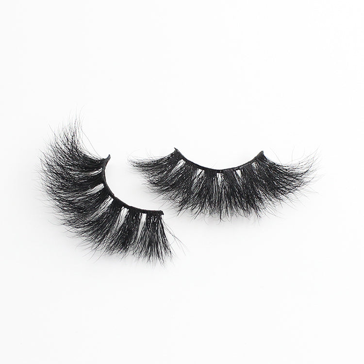 Luxury 25mm 5d Mink Eyelash Super Fluffy Curl Up Full Strip Lashes