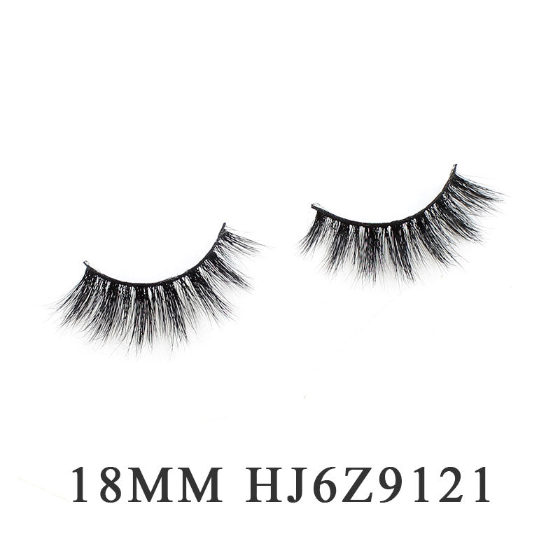 Luxury 18mm 3d Mink Eyelash Super Soft Band Full Strip Lashes Suit for Daily