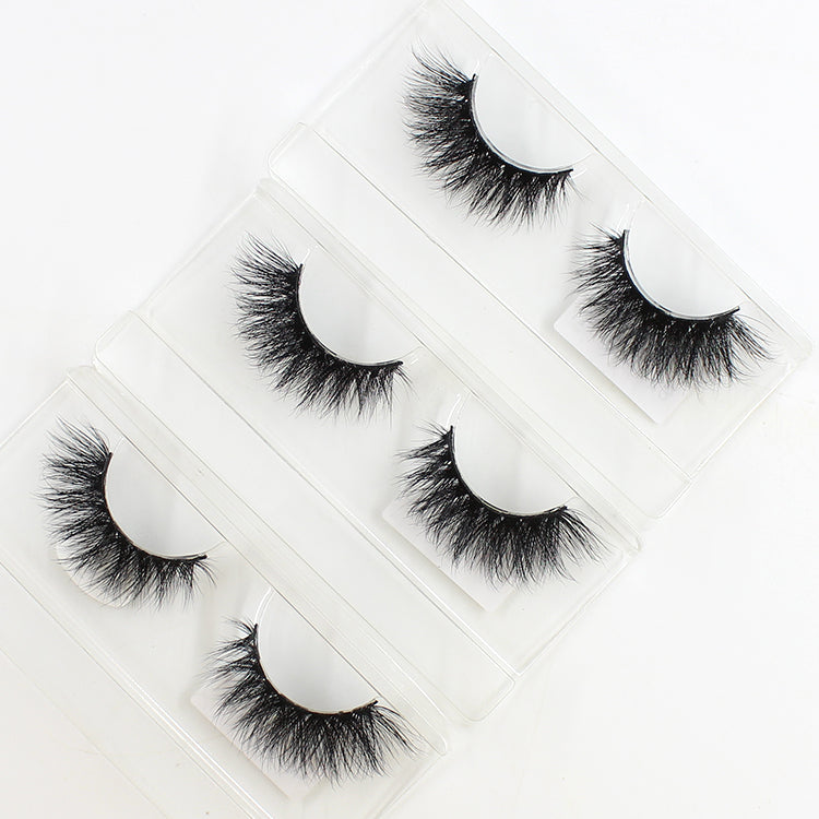 Luxury 35mm 5d Mink Eyelash Super Fluffy Curl Up Full Strip Lashes