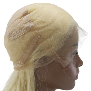Blond #613 hair Straight Full Lace Wig